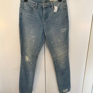 Blank NYC Light Blue Distressed Skinny Jeans